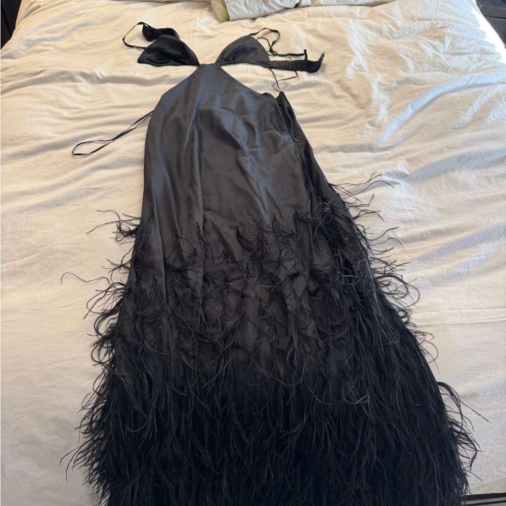 Cult Gaia Black Raisa Gown - Picture 3 of 8